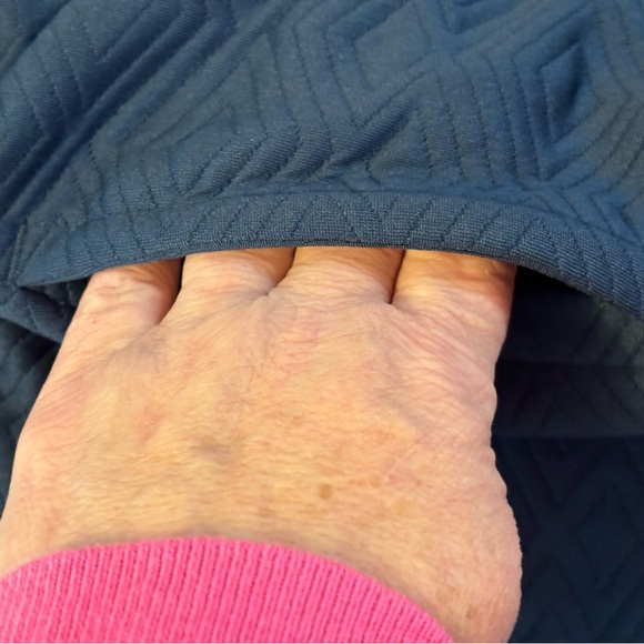 Nine West Navy Textured Joggers - Picture 10 of 11